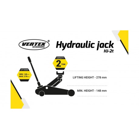 Hydraulický zdvihák 2T