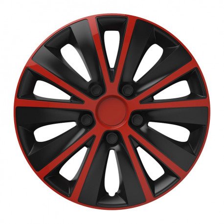 Puklice 15" VERSACO RED & BLACK